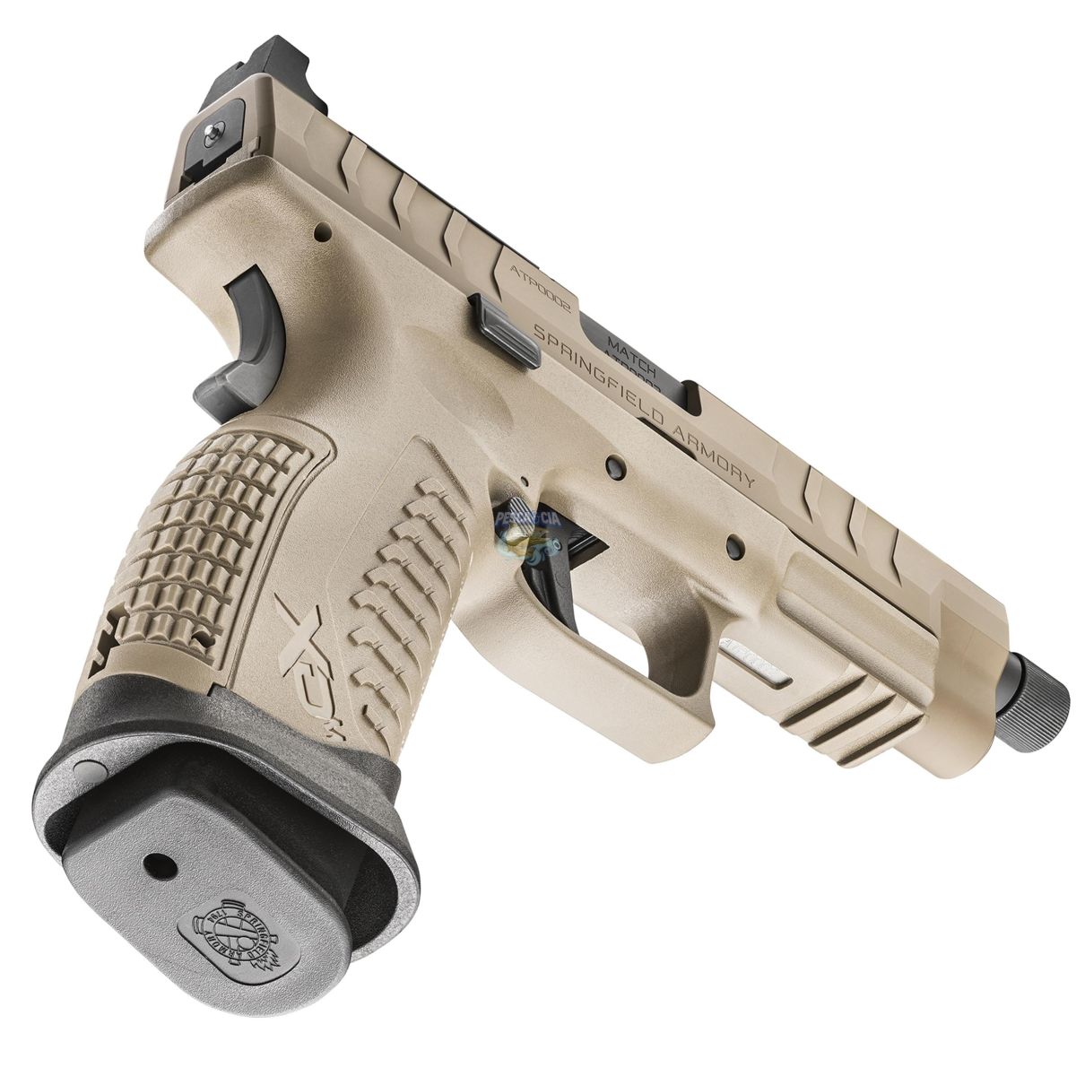 Pistola Springfield Xd M Elite Osp Cal Mm Desert Fde Tiros Cano