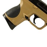 Pistola Airsoft Smith&Wesson MP9C 6mm Mola Tan/Preta