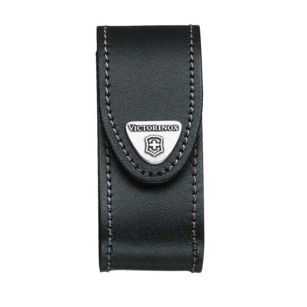 Bainha Couro Victorinox Preta  Pequena - Ref 4.0520.3