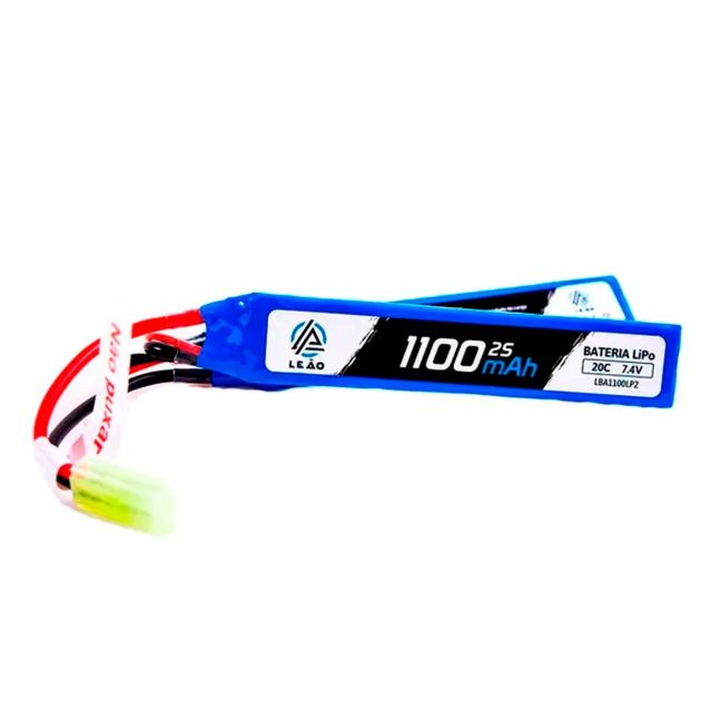 Bateria Lipo Ultra 7.4V/2S 2P 1100MAH 20C/40C Ref. LBA1100LP2