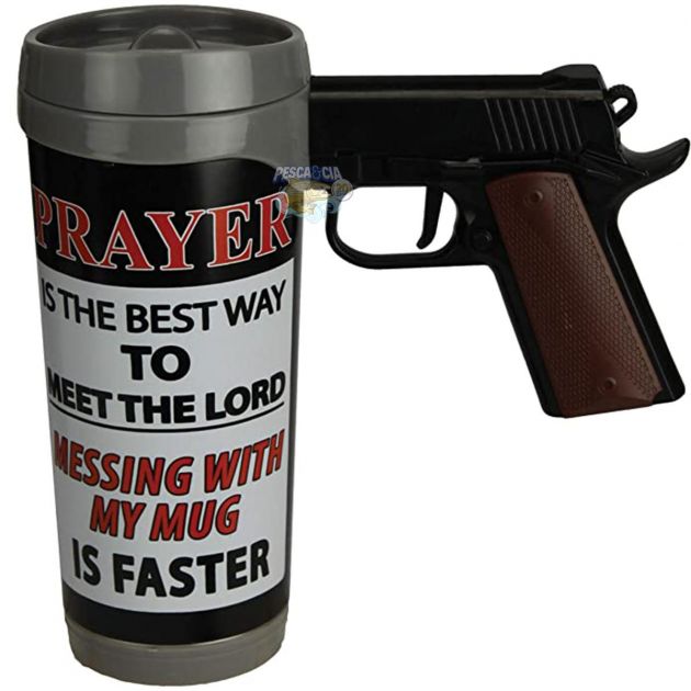 Caneca Cabo Pistola Prayer Is The Best