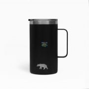 Caneca Termica Mug 24 Oz Qgk Preto C/tampa 709ml