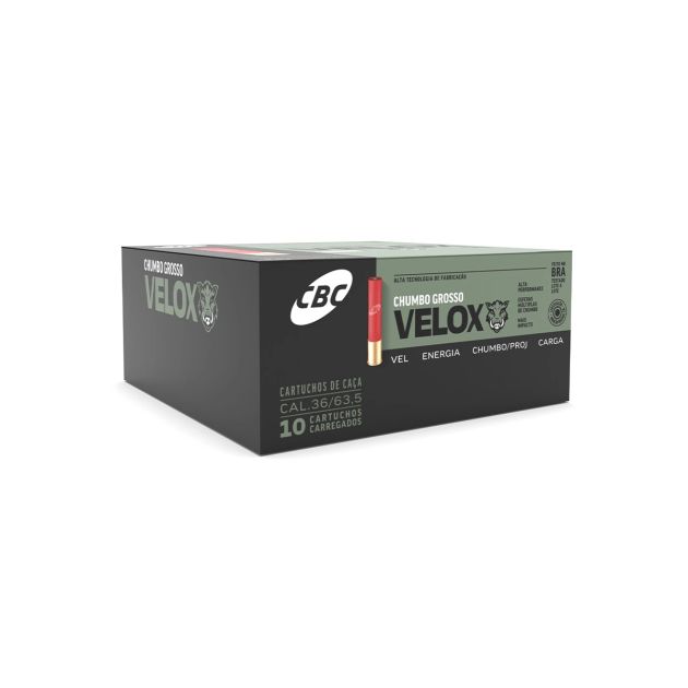 Cartucho CBC Cal. 36/63,5 Knock Velox SG4 