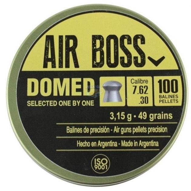 Chumbinho Air Boss Domed 7.62mm - 100un