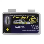 Chumbinho Combat Torpedo Cobre Pocket 5.5mm