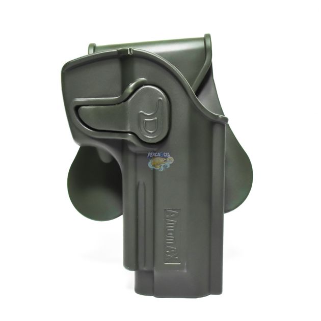 Coldre Externo Destro Amomax Beretta 92, 92FS, M9 - Verde