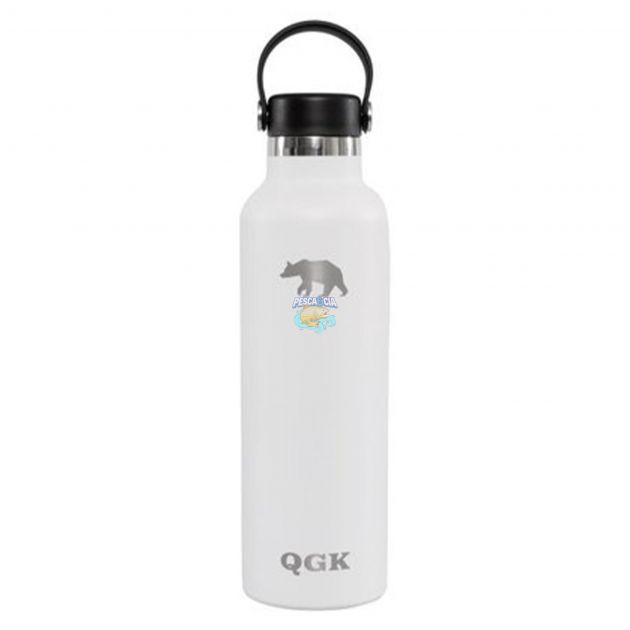 Garrafa Termica Pe Qgk White C/tampa 709ml