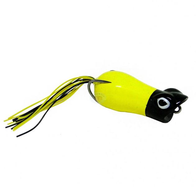 Isca Artificial Yara Crazy Popper 6cm 13G - Cor: 34 Amarelo c/ Preto