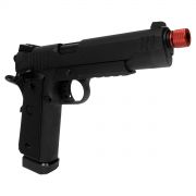 Kit Pistola Airsoft Rossi 1911 HI-CAPA Black Ops GBB 6mm + Capa de tecido + Pacote de Alvos 14x14cm