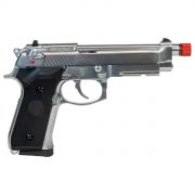 Kit Pistola Airsoft Rossi M92 Silver Gbb 6mm + 1 Capa Coldre + 2 Pacotes de Alvo