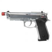 Kit Pistola Airsoft Rossi M92 Silver Gbb 6mm + 1 Capa Coldre + 2 Pacotes de Alvo