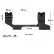 Mount GT122 T-EAGLE 11mm Tubo 25.4/30mm T-11