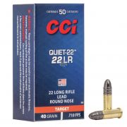 Munição CCI Quiet-22 Cal.22LR 40gr Cx/50Un