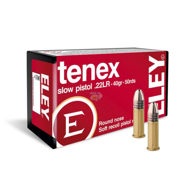 Munição Eley Tenex Pistol Slow  .22LR 40gr C/50Un