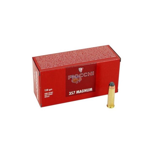 Munição Fiocchi Classic .357Mag 158gr SJSP C/50un