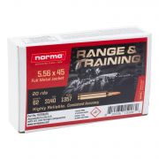 Munição Norma Range&training Cal. 5,56X45 FMJ 62GR