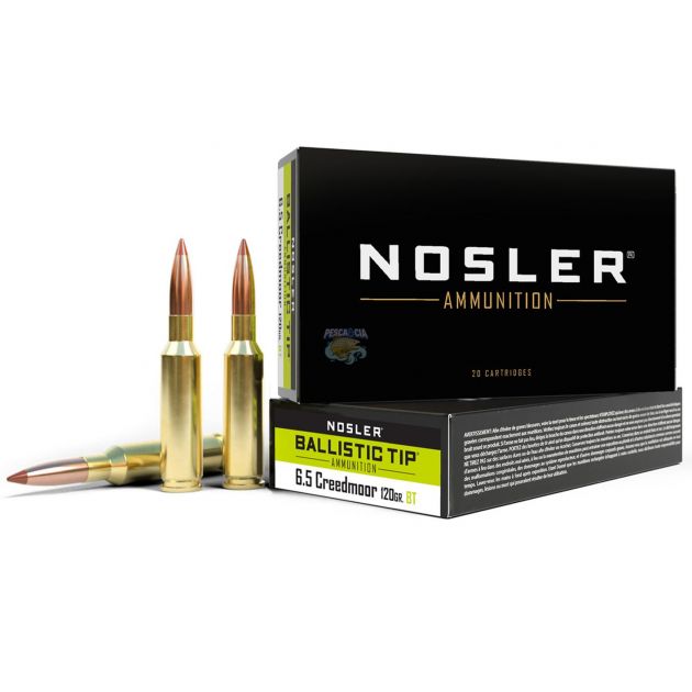 Munição Nosler Ballistic Tip 6.5 Creedmoor 120GR C/20 Unidades