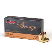 Munição PMC Cal.380ACP 90Gr FMJ Cx/50 Unidades