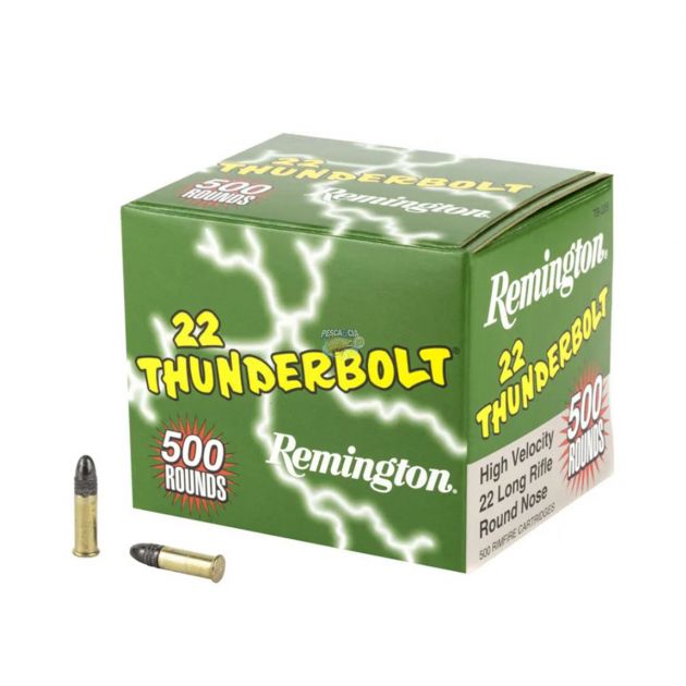 Munição Remington Cal. 22Lr Thunderbolt 40gr Cx/ 500un