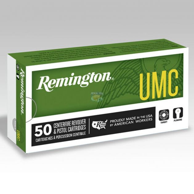 Munição Remington UMC Cal.9mm Luger 147gr FMJ CX/50Un