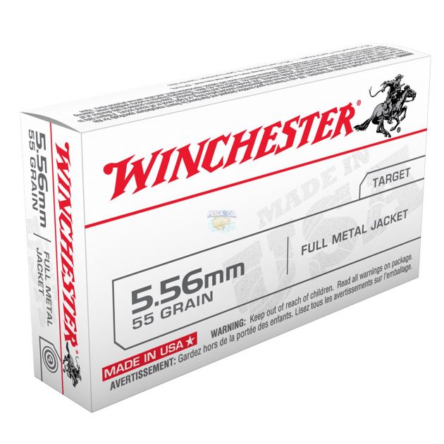 Munição Winchester USA White Box 5.56NATO FMJ 55GR C/20 Unidades - Q3131