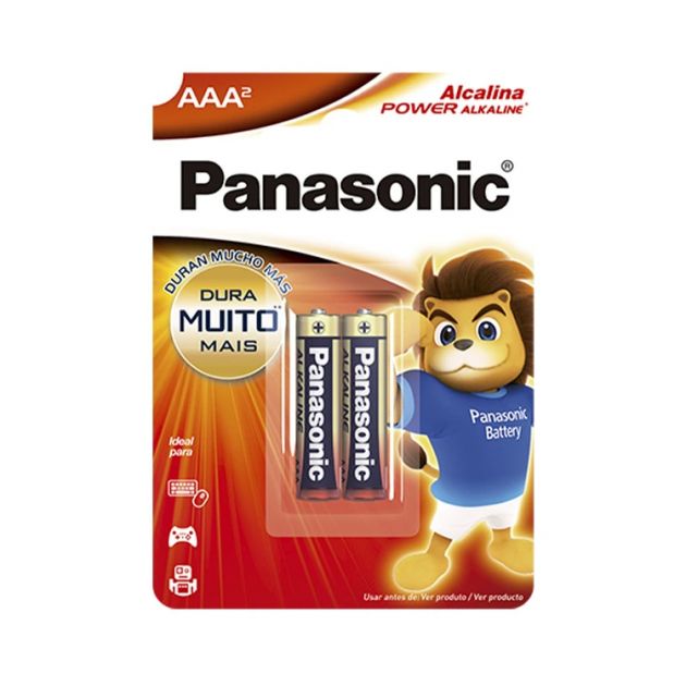 Pilha Panasonic 3A Power Alcalina 2un