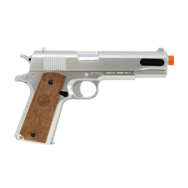 Pistola Airsoft KWC 1911 Prata Spring KA-11CIN