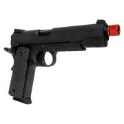 Kit Pistola Airsoft Rossi 1911 Commander GBB 6mm + Capa de Tecido + 01 Pacote de Alvo