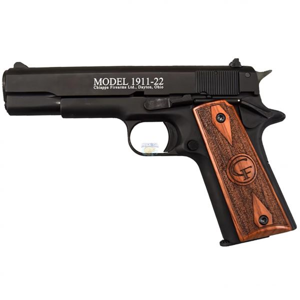 Pistola Chiappa 1911-22 Standard Cal.22LR Oxidada 10 Tiros - Cano 5" 401.038 na Pesca & Cia Armas