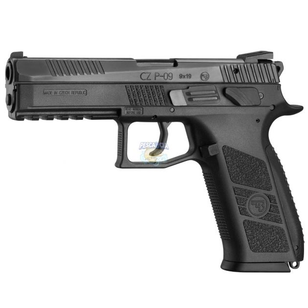 Pistola CZ P-09 Black Cal.9mm 19 Tiros Oxidada - Cano 115mm