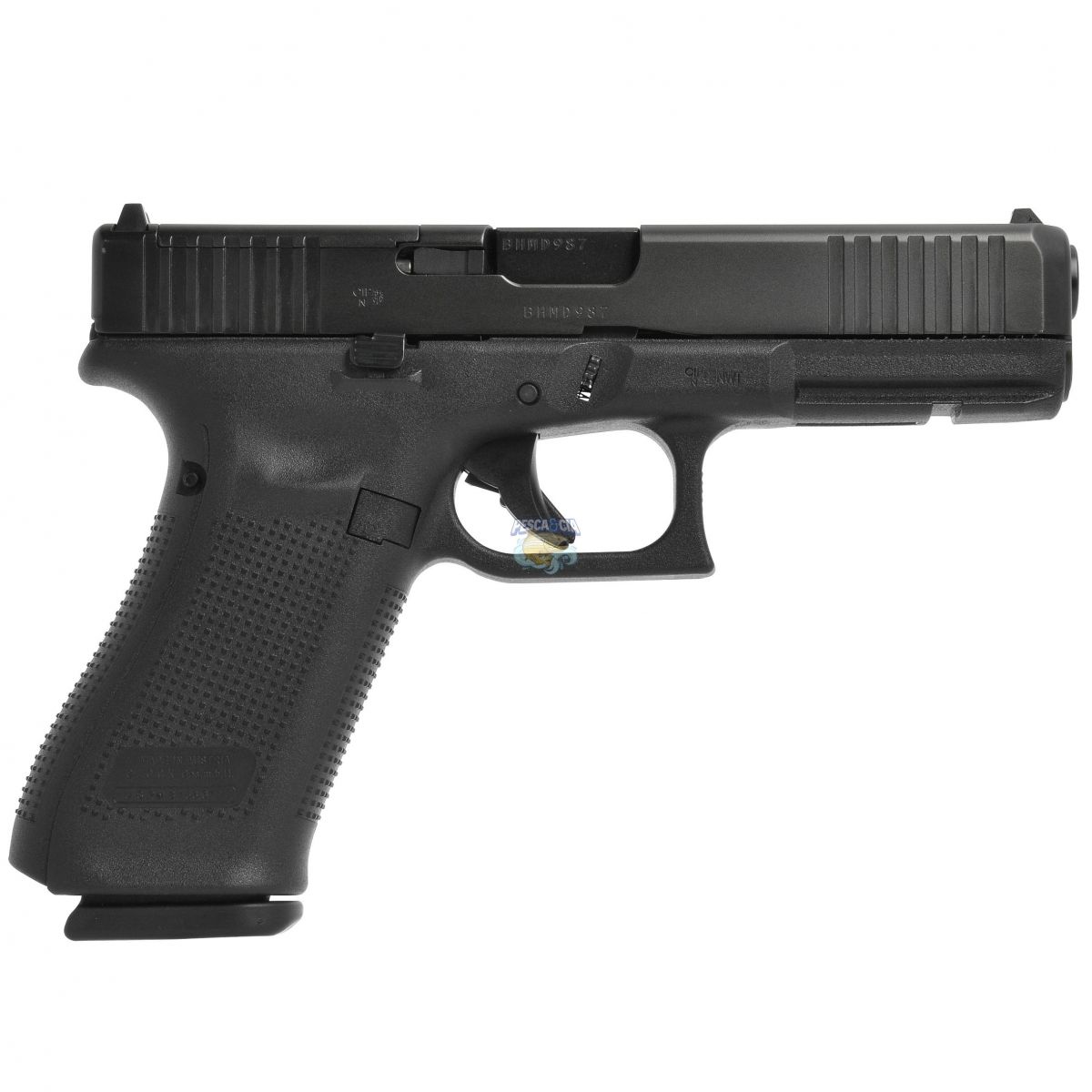 Pistola Glock G Mos Gen Cal Mm Oxidada Tiros Cano Na Pesca Cia Armas