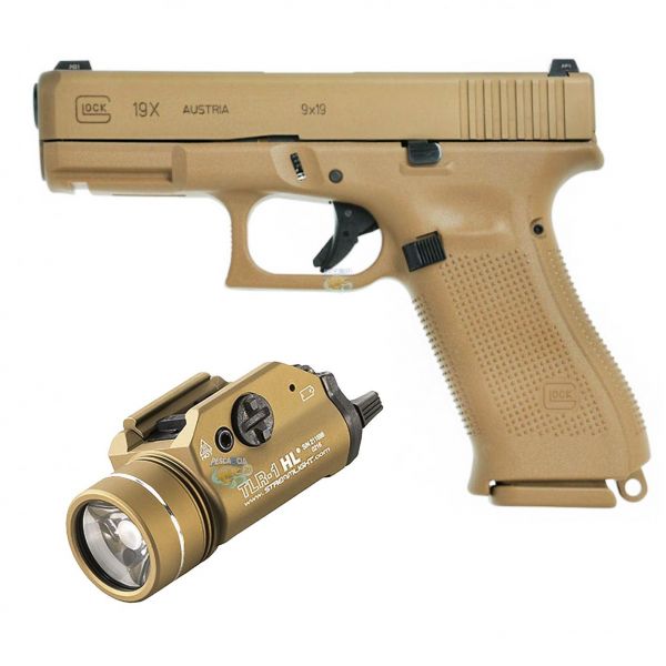 Pistola Glock G X Cal Mm Tiros C Lanterna Streamlight Tlr H Cano Na Pesca Cia Armas