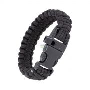 Pulseira Survival Preta M Guepardo Af0301 