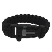 Pulseira Survival Preta M Guepardo Af0301 