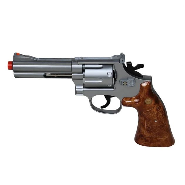 Revólver Airsoft UHC S&W M586 Prata 4" 6mm Gás Ref. UG-134S